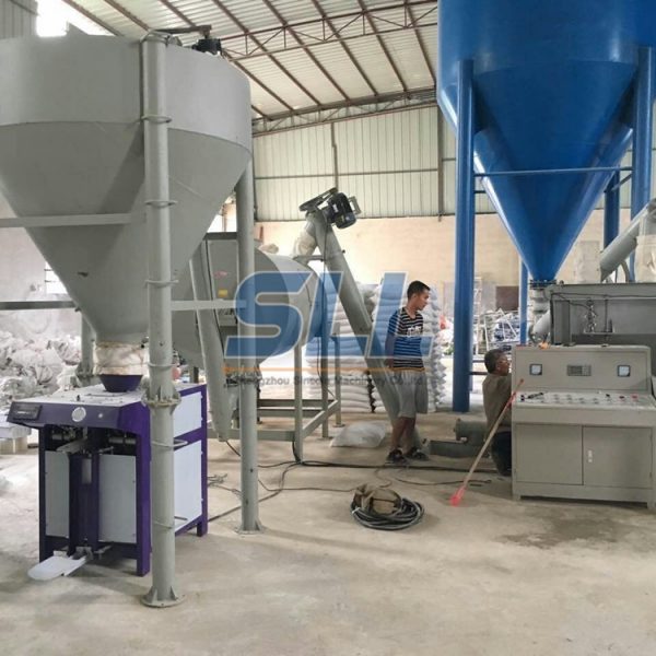 Automatic putty powder equipment - Dry mortar mixer and concrete mixer ...